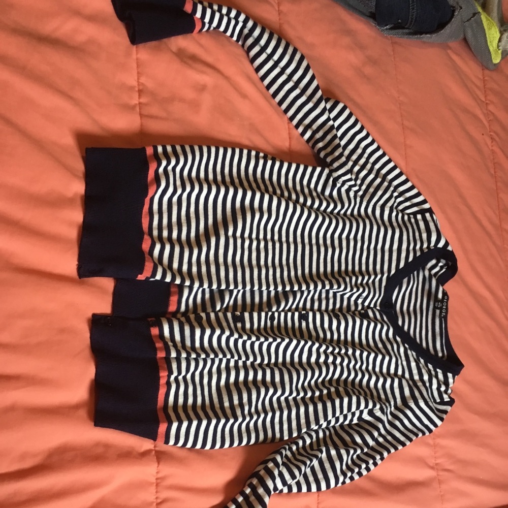 Striped cardigan